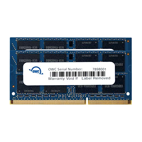 Book Cover OWC 16GB (2x8GB) PC3-12800 DDR3L 1600MHz SO-DIMM 204 Pin CL11 Memory Upgrade Kit For iMac, Mac mini, and MacBook Pro
