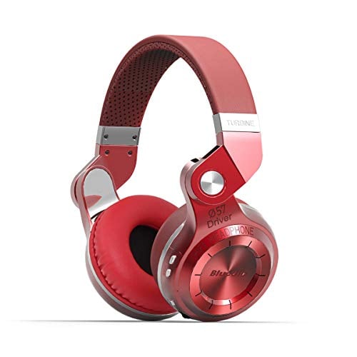 Book Cover Bluedio T2S (Turbine 2 Shooting Brake) - Wireless Stereo Bluetooth 4.1 Headphones - Headset Series for Hurricane Around-Ear Headphones - Red