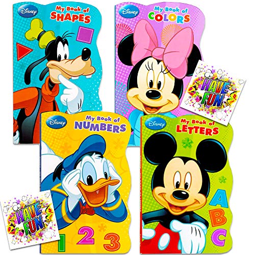 Book Cover Disney? Mickey Mouse My First Books (Set of 4 Shaped Board Books) by Bendon Publishing