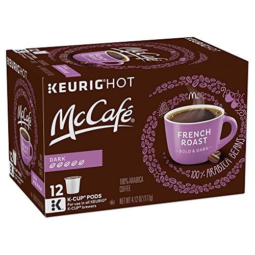 Book Cover McCafe Bold French Roast Keurig K Cup Coffee Pods (12 Count)