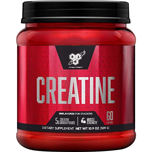 Book Cover BSN Micronized Creatine Monohydrate Powder, Unflavored, 2 Months Supply-60 Servings
