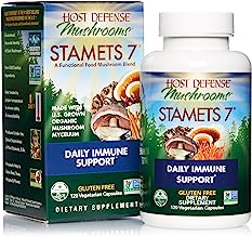 Book Cover Host Defense, Stamets 7 Organic, 120 Count