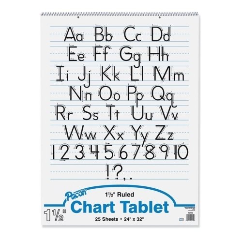 Book Cover PACON CORPORATION CHART TABLET 24X32 1-1/2 IN RULED (Set of 3)