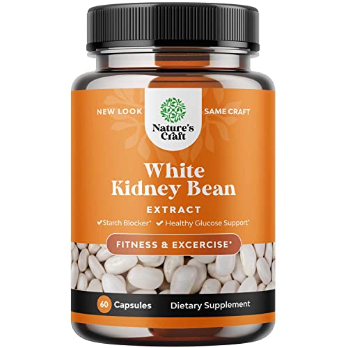 Book Cover White Kidney Bean Energy Booster - White Kidney Bean Extract Pill and Natural Vegetarian Supplements - Natural Energy Pills and White Bean Extract Supplements