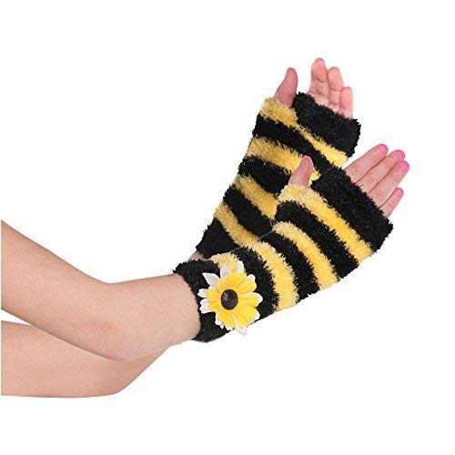 Book Cover Bumblebee Fairy Glovettes Costume Accessory by Amscan