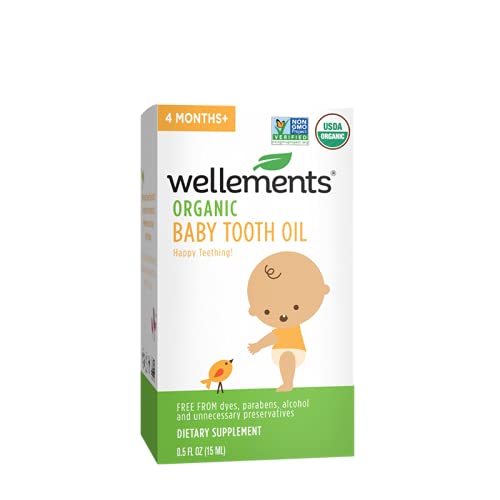 Book Cover Baby, Tooth Oil, 0.5 fl oz (15 ml) - Wellements