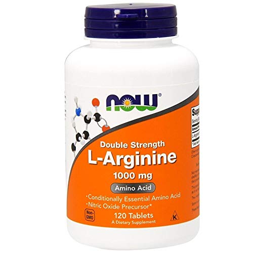 Book Cover Now Foods Arginine 1000mg, 120 tabs (Pack of 2)