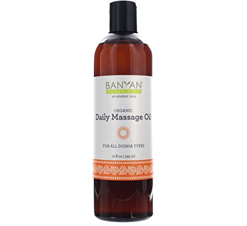 Book Cover Banyan Botanicals - Organic Daily Massage Oil - 12 oz.