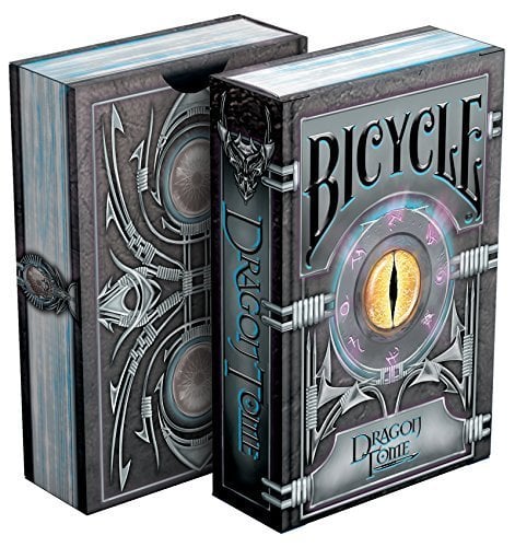 Book Cover Dragon Tome Playing Cards