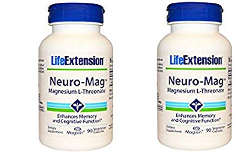 Book Cover Life Extension Neuro-mag Magnesium L-threonate, 90 Count(2 Pack)