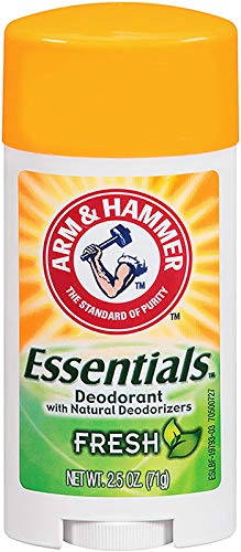 Book Cover ARM & HAMMER Essentials Natural Deodorant Fresh 2.50 oz (Pack of 3)