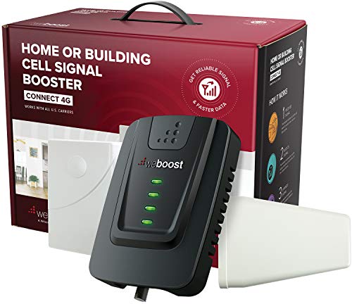 Book Cover weBoost Connect 4G (470103) Indoor Cell Phone Signal Booster for Home and Office - Verizon, AT&T, T-Mobile, Sprint - Supports 5,000 Square Foot Area