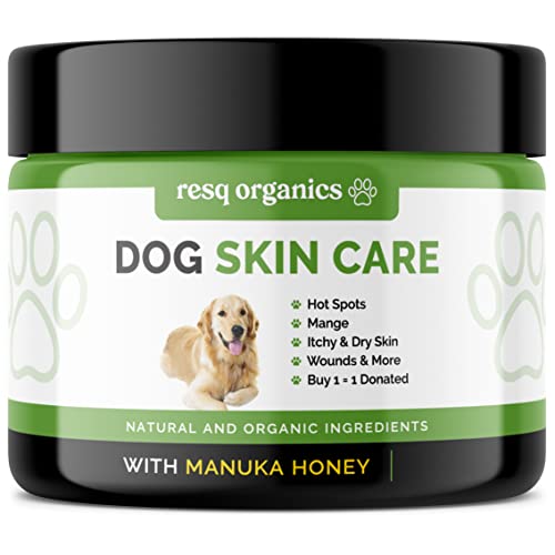 Book Cover Hot Spot Treatment for Dogs, Cats & Pet Wound Care: Healing Ointment for Pets Itchy Skin Relief, Dry Skin Treatment, Natural Allergy Relief, Dog Paw Balm + Manuka Honey, Aloe Vera, Vitamin E (2 Oz.)