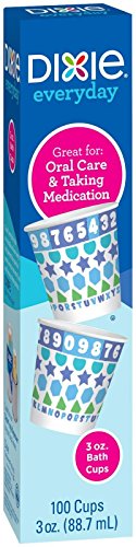 Book Cover Dixie Bath Cups - 3 oz - 100 ct (Packaging May Vary) by Dixie
