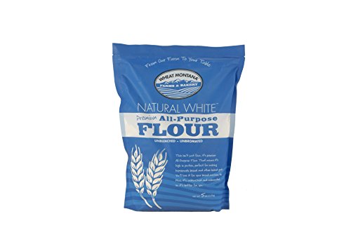 Book Cover Wheat Montana - Natural White Flour - 2 pack - 5lb bags