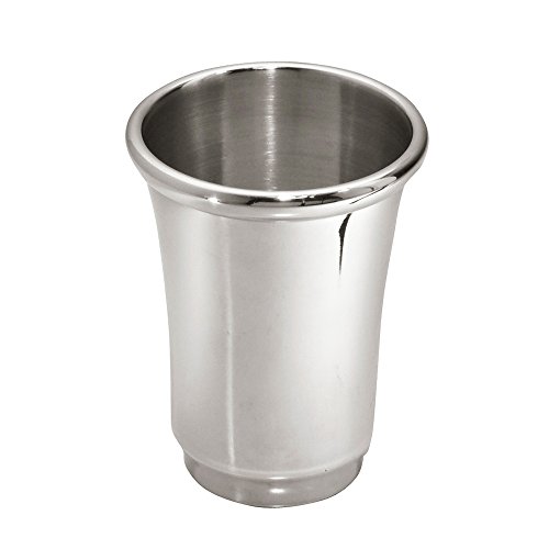 Book Cover iDesign Neo Tumbler Cup for Bathroom Vanity Countertops - Brushed Stainless Steel