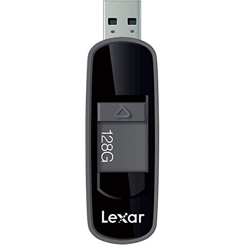 Book Cover Lexar JumpDrive S75 128GB USB 3.0 Flash Drive (White/Black)