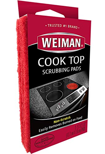 Book Cover Weiman Cook Top Scrubbing Pads, 3 ct-2 pk