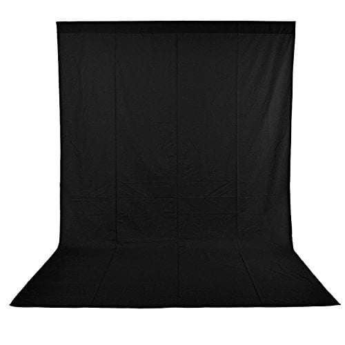 Book Cover NeewerÂ® 10 x 12FT / 3 x 3.6M PRO Photo Studio 100% Pure Muslin Collapsible Backdrop Background for Photography,Video and Televison (Background ONLY) - BLACK