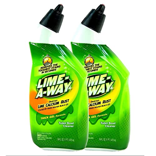 Book Cover LIME AWAY Toilet Bowl Cleaner Thick Gel Formula 16 oz Pack of 2