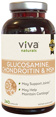 Book Cover Glucosamine Chondroitin with Turmeric, MSM Boswellia & Hyaluronic Acid (90 Capsules) - Triple Strength Joint Supplements for Joint Support in Just 7 Days