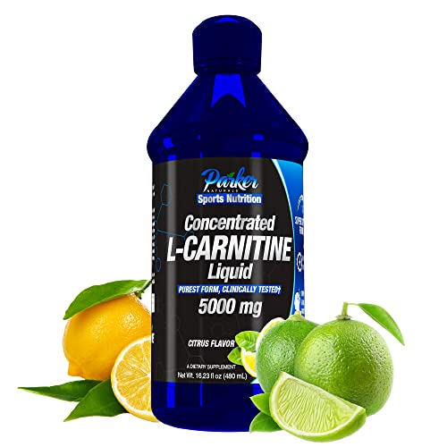 Book Cover L-Carnitine 5000 Mg Premium Dietary Supplement Liquid - Strongest on Amazon - 16 Oz. - Amazing Orange and Pineapple Citrus Flavor L Carnitine!