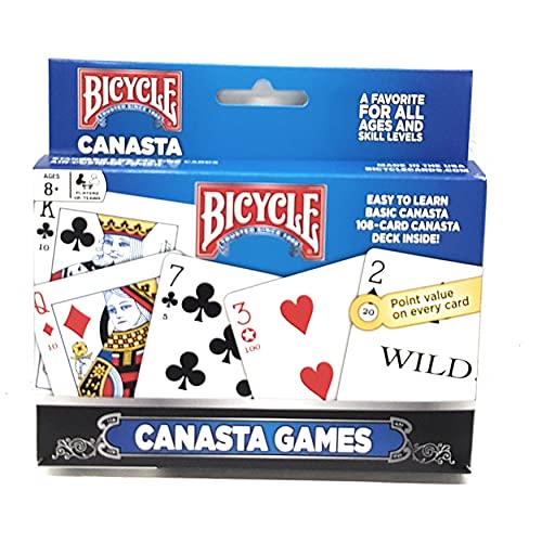 Book Cover Bicycle 2-Pack Canasta Card Games Standard