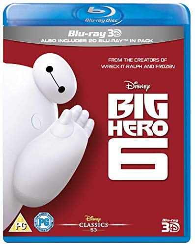 Book Cover Big Hero 6 [Blu-ray 3D + Blu-ray]