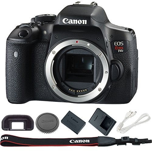 Book Cover Canon EOS Rebel T6i Digital SLR (Body Only) - Wi-Fi Enabled
