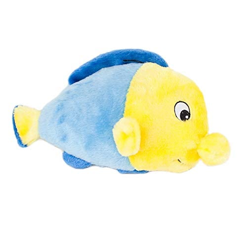 Book Cover ZippyPaws - Grunterz Grunting Plush Large Dog Toy - Finn The Fish