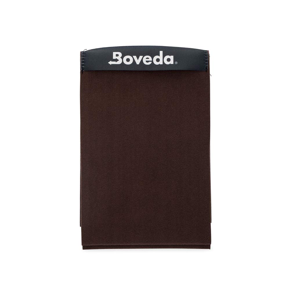 Book Cover Boveda for Music | Double-Sleeve Fabric Holder for 49% RH Boveda 2-Way Humidity Control | For Use with 2 Boveda Size 70 to Protect Large Instruments from Cracking/Warping