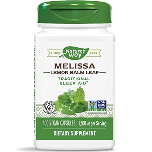Book Cover Nature's Way - Melissa Lemon Balm Leaf 1500 mg. - 100 Vegan Capsules