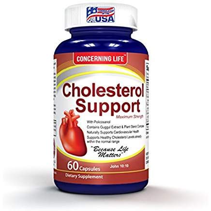 Book Cover Lower High Cholesterol Naturally - with Cholesterol Support, Helps Lower Bad LDL and Triglyceride - Natural High Cholesterol Reducing Supplement - Heart Healthy