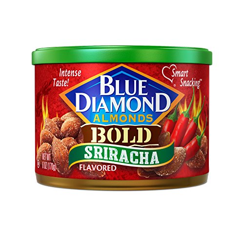 Book Cover Blue Diamond Almonds, Bold Sriracha, 6 Ounce