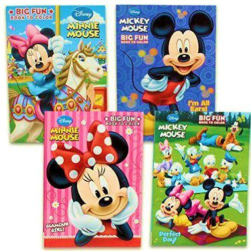 Book Cover Disney's Mickey Mouse & Minnie Mouse Plus Friends Activity And Coloring Book (Set Of 4) by Bendon Publishing