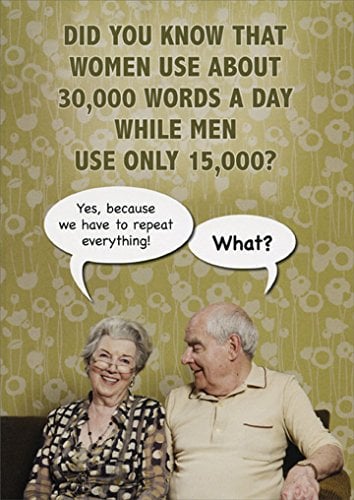 Book Cover 30,000 Words a Day Funny Birthday Card