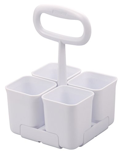 Book Cover STANLEY Removable 4 Cup Scissor Caddy, White (SCICAD)