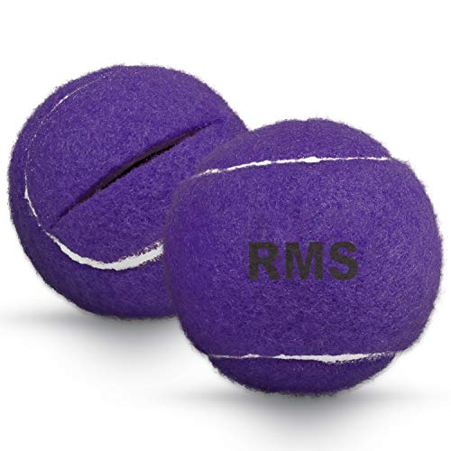 Book Cover RMS Walker Glide Balls - A Set of 2 Balls with Precut Opening for Easy Installation, Fit Most Walkers (Purple)