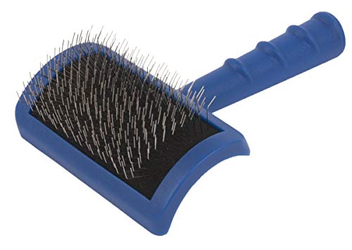 Book Cover Show Tech Dog & Cat Professional Slicker Brush for Grooming with Extra Long Firm Pins