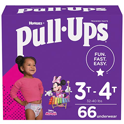 Book Cover Pull-Ups Girls' Potty Training Pants Training Underwear Size 5, 3T-4T, 66 Ct