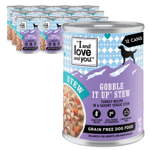 Book Cover I and love and you Naked Essentials Wet Dog Food - Grain Free and Canned, Turkey, 13-Ounce, Pack of 12 Cans