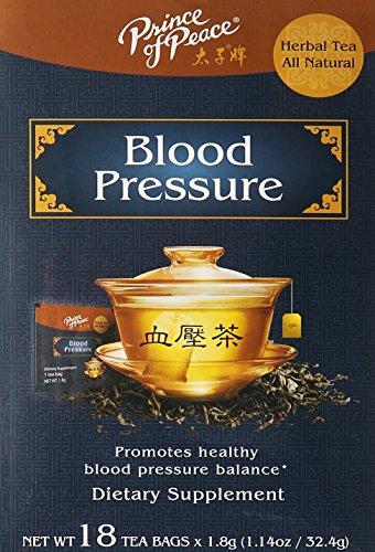 Book Cover PRINCE OF PEACE Blood Pressure Herbal Tea 18 Bag, 1.14 oz