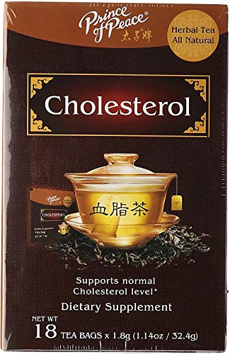 Book Cover PRINCE OF PEACE Cholesterol Herbal Tea 18 Bag, 0.02 Pound