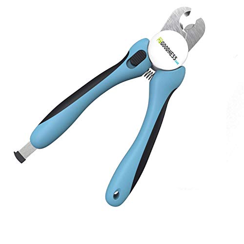Book Cover Dog Nail Clippers Large Breed - Easy to Use Dog Nail Trimmer and Toenail Clippers - Quick Sensor, Sharp Cuts and Safety Guard to Clip with Confidence
