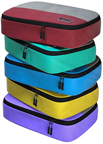 Book Cover Dot&Dot Medium Packing Cubes for Travel - 4 Piece Best Assorted Luggage Accessories Organizers