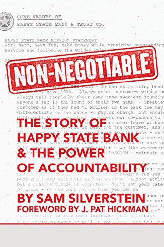 Book Cover Non-Negotiable: The Story of Happy State Bank & The Power of Accountability (No More Excuses Series)