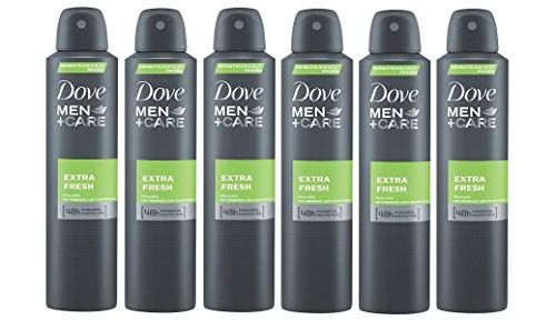 Book Cover Dove Men Extra Fresh Antiperspirant Deodorant 48h Spray 150 ml / 5 fl oz by Dove