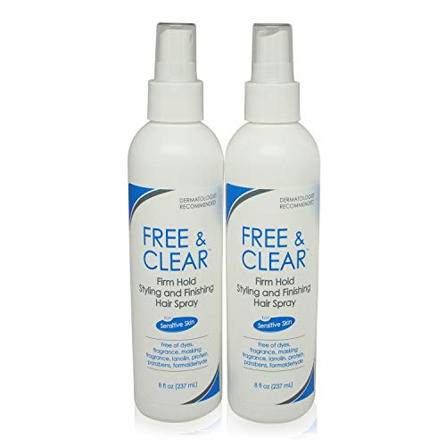 Book Cover Free & Clear Hairspray Firm Hold, 8 Ounce by Free & Clear