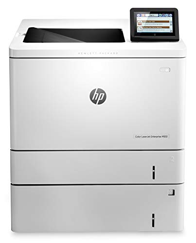 Book Cover HP LaserJet Enterprise M553x Color Printer, (B5L26A) , White , Standard