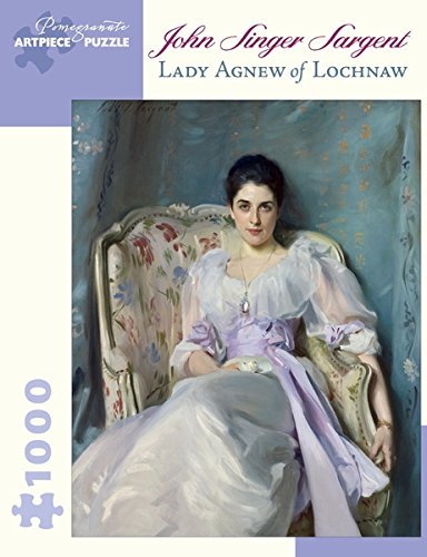 Book Cover Pomegranate John Singer Sargent: Lady Agnew of Lochnaw 1,000-piece Jigsaw Puzzle